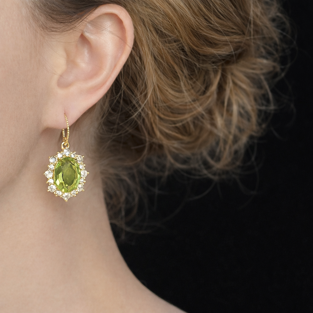 Emerald Empress Cascades Earrings