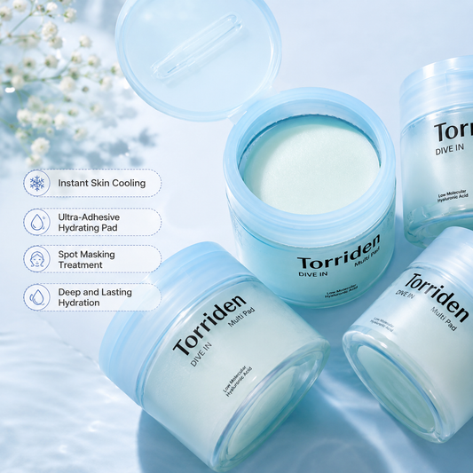 Torriden Dive-In Low Molecular Hyaluronic Acid Toning Pad (80 pads)