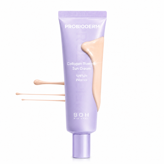 BIO HEAL BOH Probioderm Collagen Essence Sun Cream SPF50+, PA++++ Double Pack (50ml x2)
