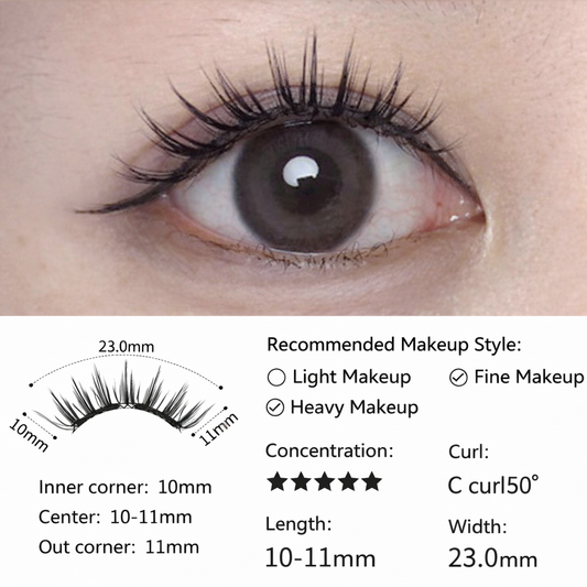 Frosted Glam – Glamorous Medium Magnetic Lashes