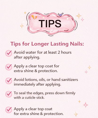 Tan Grey Glitter Gel Nail Wraps - No UV Lamp Needed