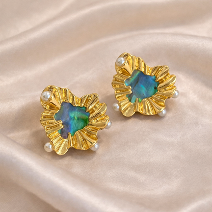 Oceanic Paua Dreams Earrings