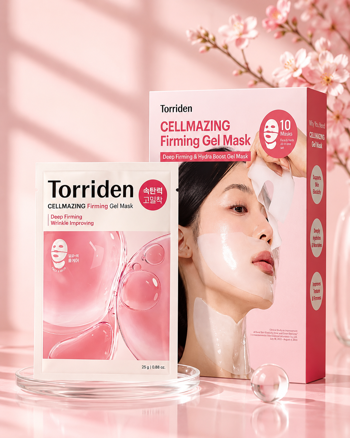 Torriden Cellmazing Firming Gel Mask and Neck 10 Sheets