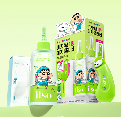 ilso x Crayon Shinchan Super Melting Sebum Softener full set with packaging box